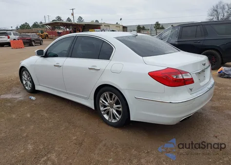 2013 Hyundai Genesis 3.8 z USA, uszkodzony, nr VIN KMHGC4DDXDU222243